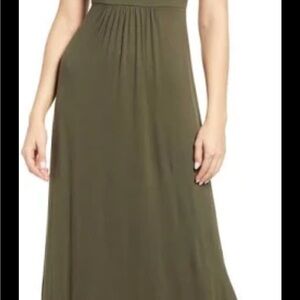 Loveappella Olive Green Dress